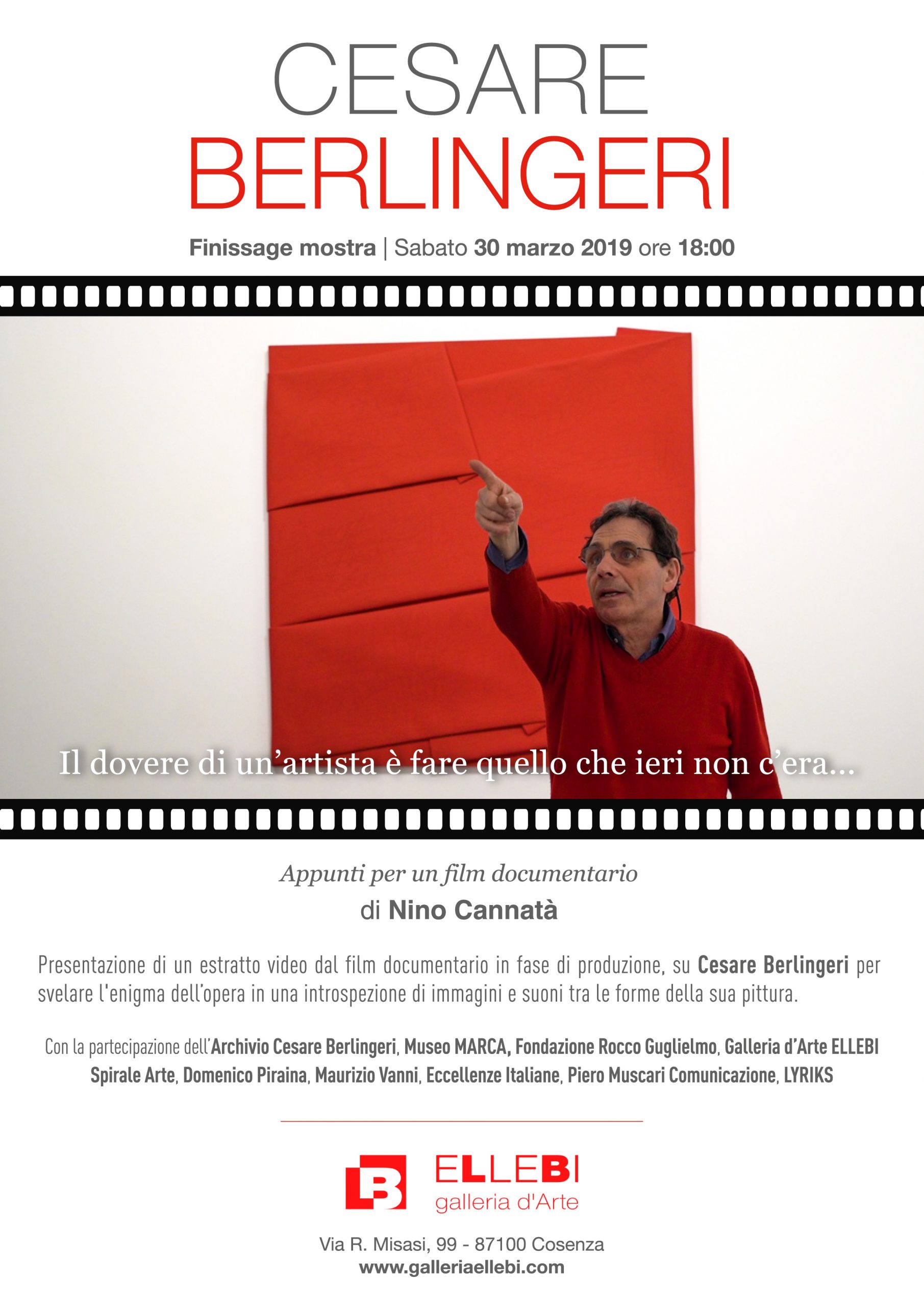 CESARE BERLINGERI | Finissage mostra