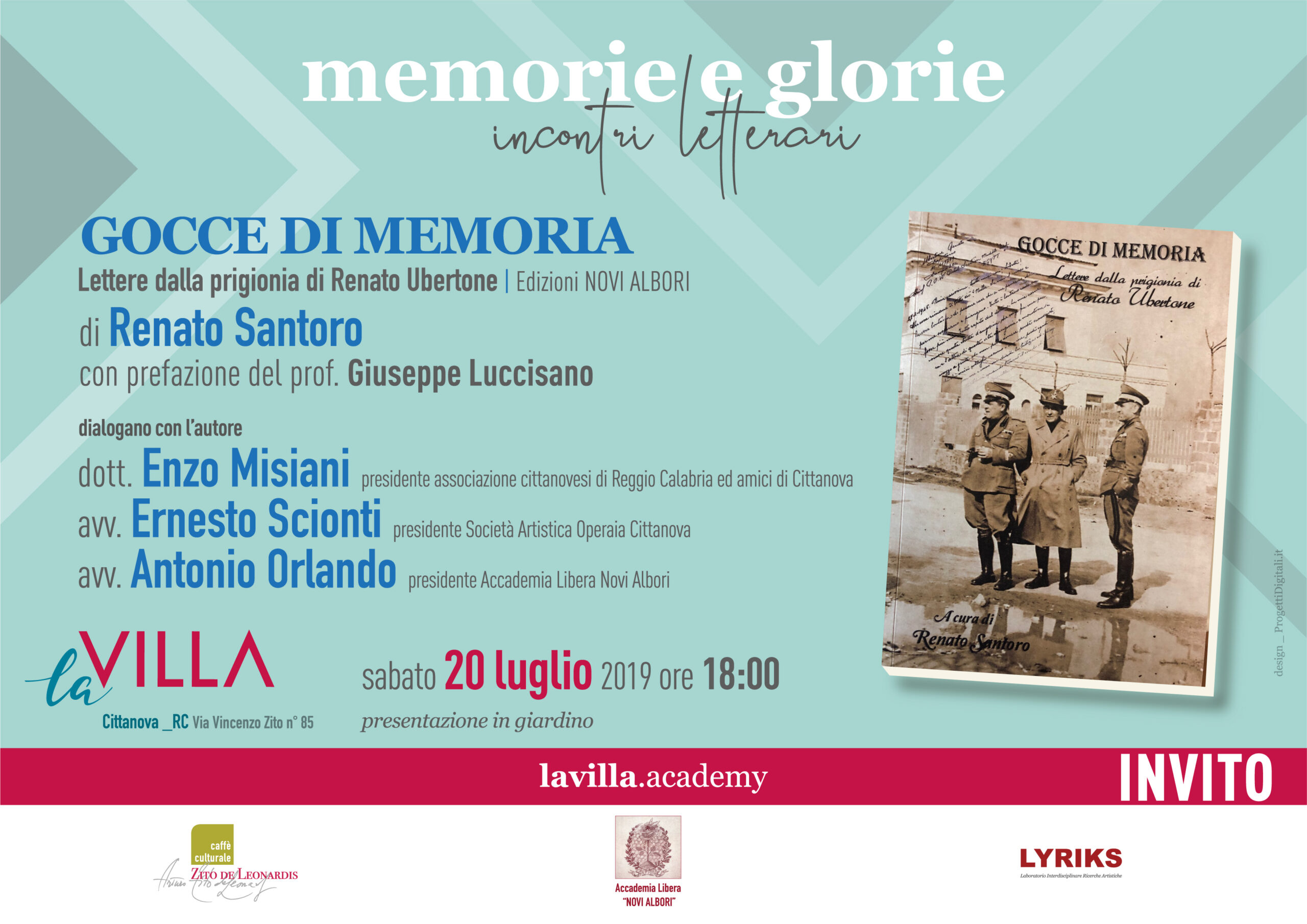 Gocce di memoria, lettere della prigionia di Renato Ubertone