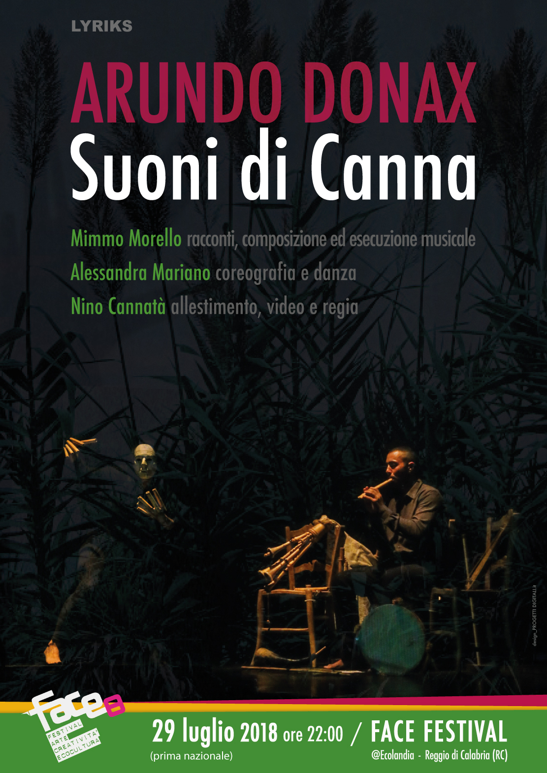 Arundo Donax, suoni di canna