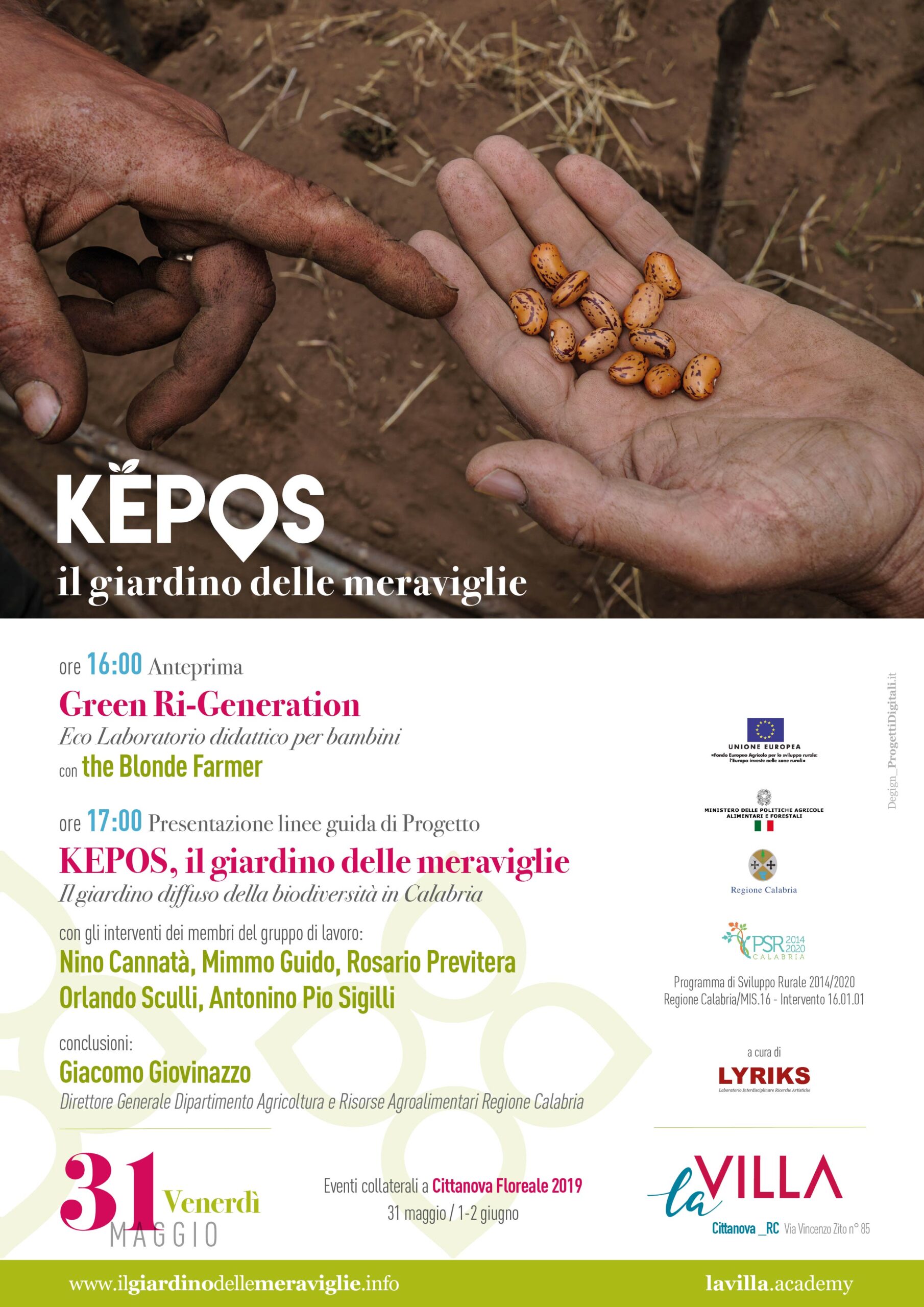 Kepos, Il giardino delle meraviglie