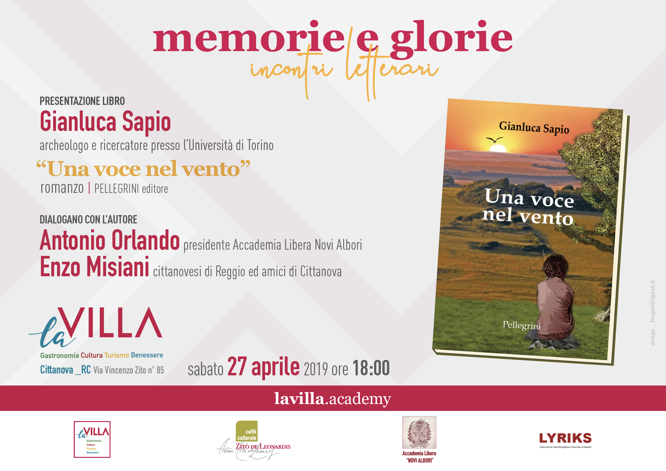 MEMORIE E GLORIE | incontri letterari