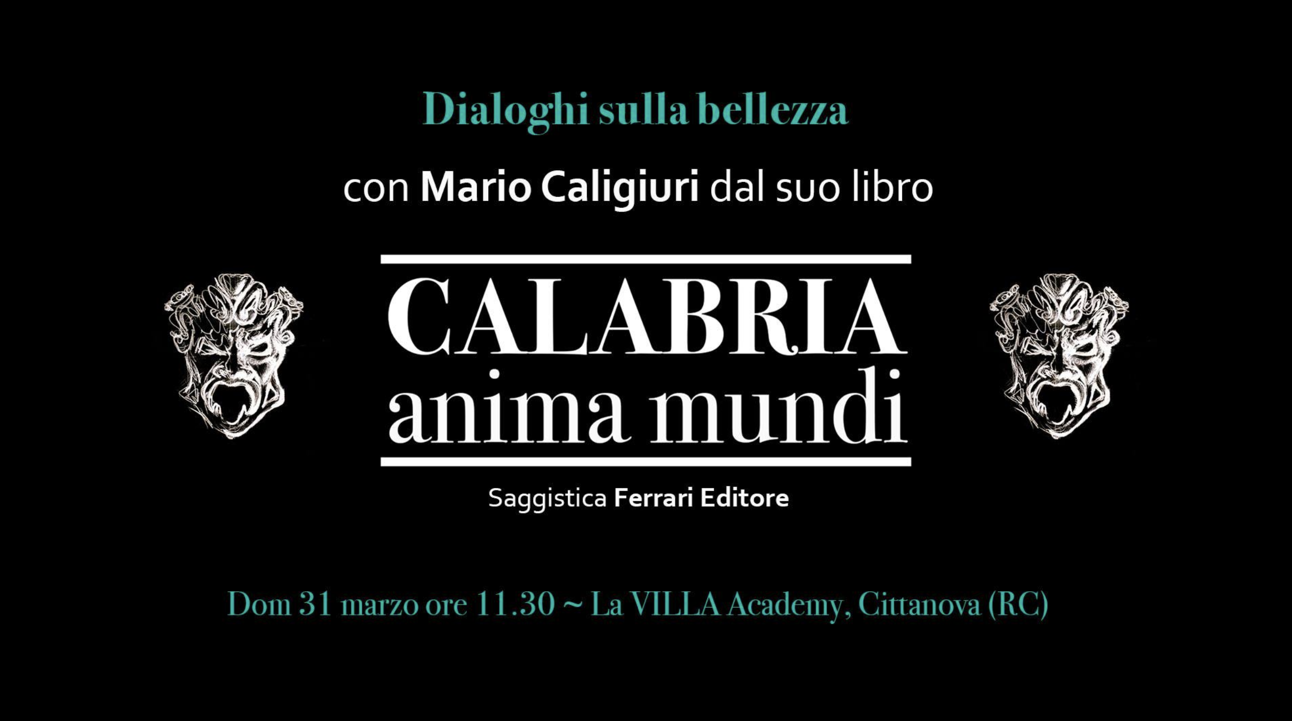 DIALOGHI SULLA BELLEZZA con l’autore Mario Caligiuri